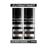 Trendexa Saç Dolgunlaştırıcı Keratin Fibers Koyu Kahve Topik Saç Tozu 50 G X2 Renkli