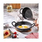 Trendexa Sahan, 2'li Granit Alüminyum Döküm Seti | Yapışmaz Yumurta & Kızartma Tavası | Granit Omlet Tavası (18 cm + 20 Cm) | Eşit Isı Dağılımı ve Dayanıklı