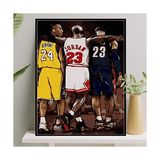 Trendexa Sayılarla Boyama Tuval Seti, Fırça ve Boya Dahil, Çıtalı, 40X50 Cm, Nba - Çok Renkli