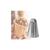 Trendexa Siliko World Krema Duyu Büyük Boy Pasta Duyu Paslanmaz Çelik + 4 Adet Şanti Torbası