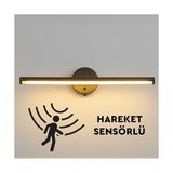 Trendexa Sök-Tak Sensörlü Günışığı Yapışkanlı Pilli LED Aplik 38 cm - Çok Renkli