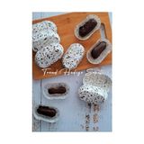 Trendexa Takribi 200 Adet Büyük Boy Desenli Ekler Kağıdı 8.5x4 Cm; Baklava Sunumluk, Muffin Kek Kalıbı - 10 x 10 cm