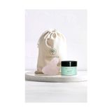 Trendexa Temizleyici Balm ve Pembe Kuvars Gua Sha Masaj Taşı Seti