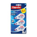 Trendexa Tipp-Ex Mini Pocket Mouse Şerit Silici, 2+1 Blister - Çok Renkli - Standart - Otomatik