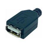 Trendexa USB Seyyar Dişi Kapaklı Fiş (IC-265F) - Çok Renkli