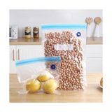 Trendexa Vakumlu Gıda Saklama Poşeti Seti 30 Parça (10X22X21 cm + 10X26X28 cm + 10X26X34 Cm) | El Pompalı Vakum Torbası; Tekrar Kullanılabilir, Bpa Içermez, Dondurucu ve Sous Vide Uyumlu - 10 cm