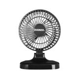 Trendexa Vantilatör, Everest FAN-503 7" Büyüklüğünde Masa Üstü Siyah USB Fan Serinletici - Çok Renkli