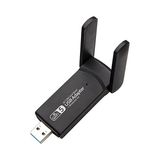 Trendexa Wireless Adaptör Wifi Ağ Kartı Masaüstü Bilgisayar Pc ile Uyumlu 2,4g 5g Destekler 1300MBPS USB 3.0 Dual Band USB Adapter 2,4GHZ-5,82GHZ AC1300 - Çok Renkli