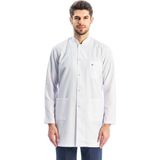 Trendform Hakim Yaka Doktor Laboratuvar Eczacı Hemşire Diş Hekimi Öğretmen Önlük - Beyaz
