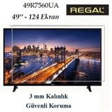 Trendglass Regal 49 İnç 124 Ekran LED LCD Tv Ekran Koruyucu Panel
