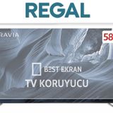 Trendglass Regal 58 İnç 147 Ekran LED LCD Tv Ekran Koruyucu Panel