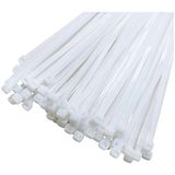 Trendhane Kablo Bağı- Plastik Kelepçe - 3.6 x 300 mm - Cırt Kelepçe Beyaz 100 Adet Paket