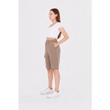 Trendhill Kadın Pamuklu Kapri A.kahve 7003 - 2XL - Açık Kahve