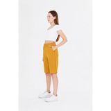 Trendhill Kadın Pamuklu Kapri HARDAL-7003 - XL