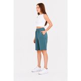Trendhill Kadın Pamuklu Kapri PETROL-7003 - 2XL