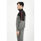 Trendhill Pamuklu Büyük Beden Erkek Eşofman Takımı 201513 - 5XL - Antrasit Melanj