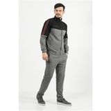 Trendhill Pamuklu Büyük Beden Erkek Eşofman Takımı 201513 - Antrasit Melanj - 8XL