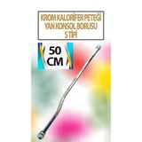 Trendhouse Krom Petek Yan Konsol Borusu S Tip 50 Cm PEX (ES Lİ)
