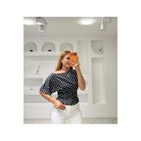 Trendingsize puantiyeli bluz lb759