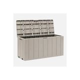 Trendinyeri Bahçe Depolama Sandığı 270 L Kilit Yuvalı Plastik 117,5x45x56 cm