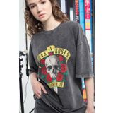 Trendiz 111432 Guns N Roses Antrasit Kadın T-shirt