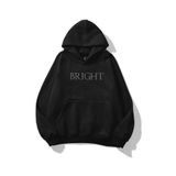 Trendiz Kadın Bright Taş Baskılı Sweatshirt Siyah