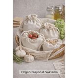 trendl 10 ADET 25×30 HAM BEZ KESE 1 kg tarhana için idealdir,kuru baklagil,sebze meyve saklama.