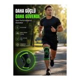 TRENDLİA Profesyonel Patella Destekli Sporcu Dizliği | Çapraz Kompresyonlu Diz Koruyucu | Koşu, Fitness ve Günlük Kullanım