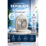 TRENDLİA Soğuk Hava Üflemeli Fan Isıtıcı 2000W Enerji Verimli Taşınabilir Vantilatör