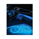 TRENDLIFEOTO Araç Içi Torpido Şerit Ledi Buz Bavi Ip Neon Led 2 Metre Ice Blue