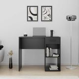 Trendline Çekmeceli Çalışma Masası-Antrasit 90X75X52 cm (Gxyxd) - 90 x 75