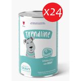 Trendlıne Konserve Sos İçinde Et Parçacıklı Dana Etli Yetişkin Köpek Maması 400 G*24 Adet