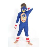 TrendMELO Sonic Kirpi Kostüm Maskeli Parti Kostümü
