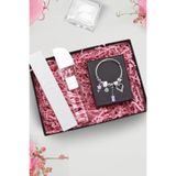 Trendmiya Charm Çelik Bileklik & Pur Blanca Parfüm Kadına Hediye Seti