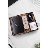 Trendmiya Defter & Metalik Roller Kalem & Rebul Erkek Kolonyası & Baskılı Kupa Bardak & Anahtarlık Hediye Seti