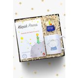 Trendmiya Kupa Bardak & Küçük Prens Kitabı & Mavi Küçük Prens Kar Küresi Hediye Seti