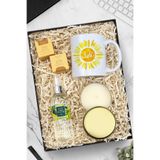 Trendmiya Kupa & Gold Metal Kutulu Mum & Eyüp Sabri Tuncer 150Ml Sprey Kolonya & Bitki Çayı Hediye Seti