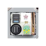 Trendmiya Siyah Fincan & Selamlıque & 100 ml Limon Kolonya & Tütsü Hediye Seti