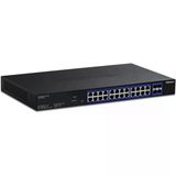 Trendnet 28 Bağlantı Noktalı Çoklu Gig Web Akıllı Anahtarı, Teg-3284Ws, 24 X 2,5G Bağlantı Noktası, 4 X 10G Sfp+ Bağlantı Noktası, Uzakta
