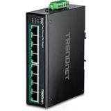 Trendnet Tı-Pe80 8 Bağlantı Noktalı Dın Raylı Hızlı Ethernet Poe+ Endüstriyel Anahtar, 8 Bağlantı Noktalı Hızlı Ethernet Poe+, Ip30 Yönetilmeyen Ağ Anahtarı, 200 W Poe Güç Bütçesi