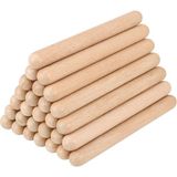 Trendo Gurumi Ahşap Ritim Çubuğu 23 Cm. 10 Çift (20 Adet) Perküsyon Müzik Sopası - Ahşap Rengi