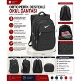 Trendol Fashion Life Ortopedik Sırt Destekli Okul Çantası – 3 Bölmeli Geniş Hacimli, Ayarlanabilir Omuz Askılı Sırt Çantası - Koyu Füme