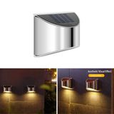 Trendpoint 1adet Solar Metal Tek Taraflı Aplik Duvar Lambası Dekoratif Led Aydınlatma Güneş Enerji
