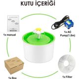 Trendpoint Fontanella Kedi Köpek Su Çeşmesi Su Pınarı - Beyaz