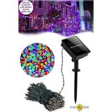 Trendpoint Güneş Enerjili 22 Metre 200 Ledli Rgb Işık Solar Bahçe Aydınlatma Dekorasyon LED - Renkli