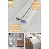 Trendpoint Kendinden Yapışkanlı Mermer Görünümlü 60CM×500CM Premium Zemin Duvar Kağıdı Dolap Kaplama - 60cm X 5mt