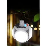 Trendpoint Solar Usb Sarjlı 5 Kanatlı Güneş Enerjili Bahçe Aydınlatma Led Askılı Pratik Kamp Lamba