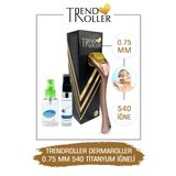 Trendroller Dermaroller 0.75mm Titanyum 540 Iğne Orijinal Derma Roller