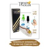 Trendroller Dermaroller 1.00mm Titanyum 540 Iğne Orijinal Derma Roller