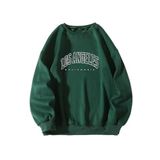 Trendseninle Los Angeles Yeşil Kadın Sweatshirt